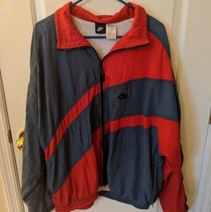 Men Nike vintage retro windbreaker jacket size XL